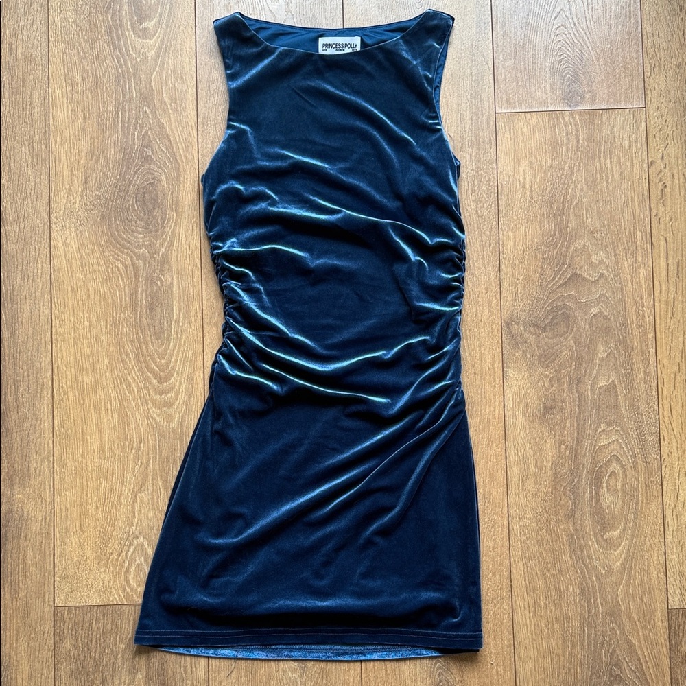 Velvet mini dress